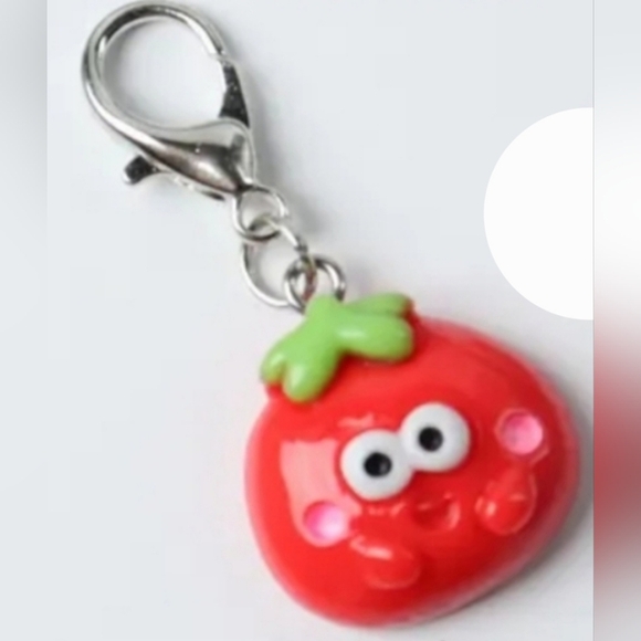 Emotional Support Tomato 1.75" Keychain - Picture 1 of 1